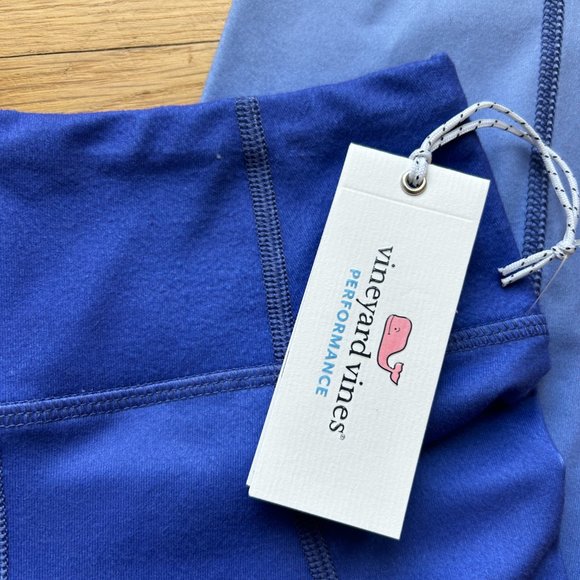 VINEYARD VINES Dip Dye Ombre Blue Performance Leggings ~ NWT! - Picture 3 of 5
